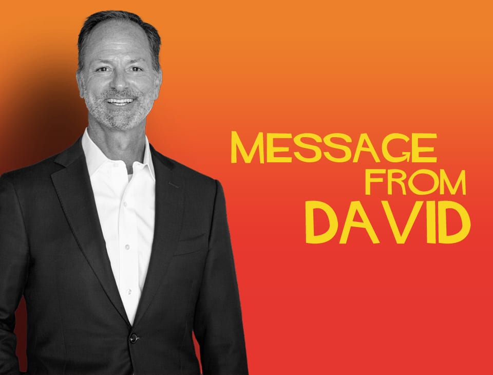 Message from David